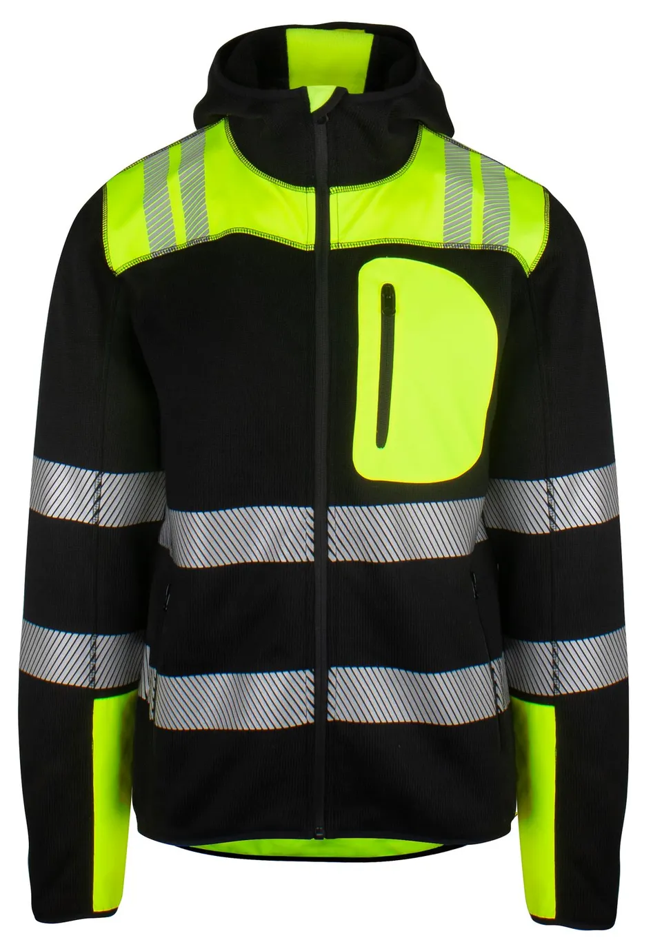 Frontline strikket fleece hoody