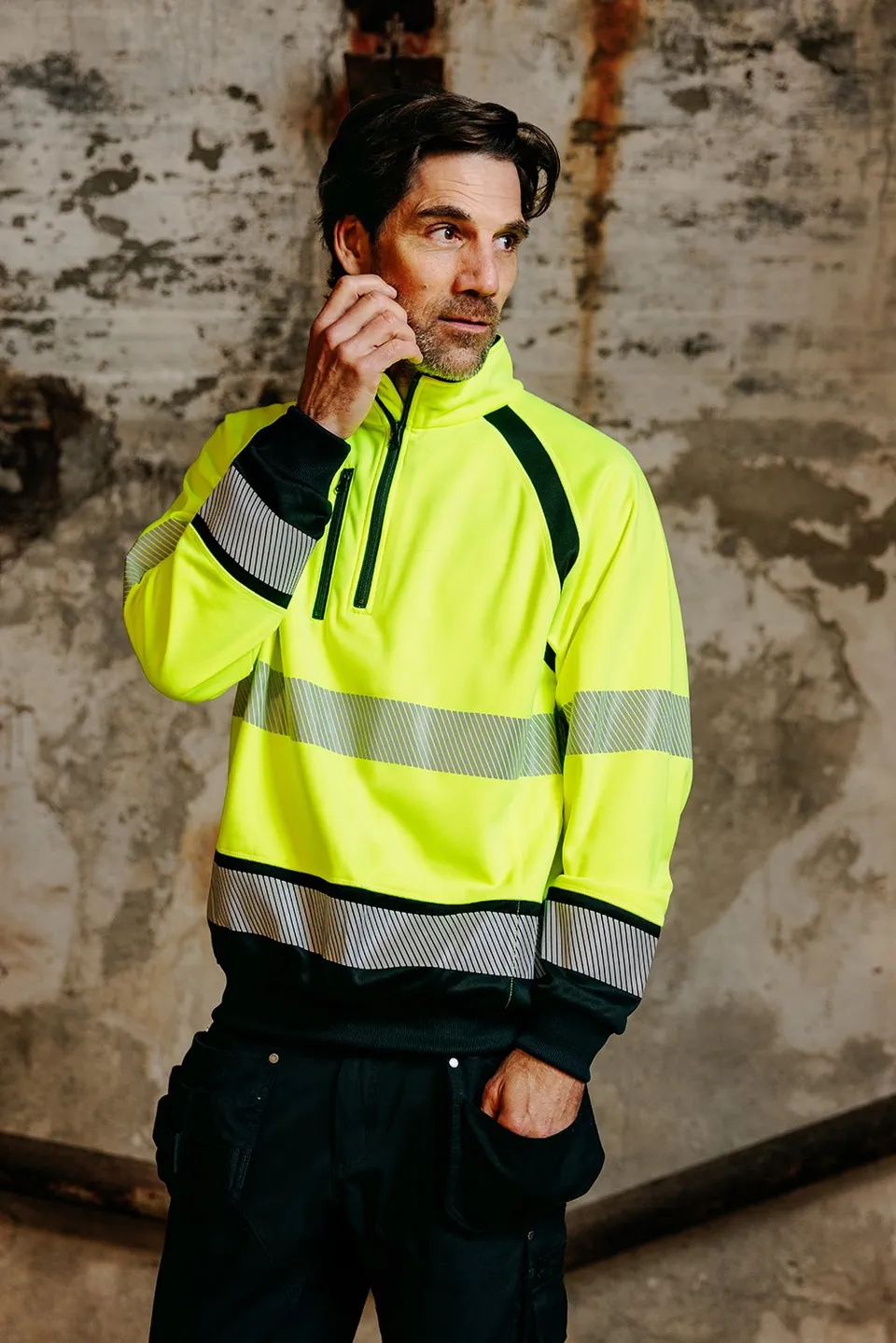 Frontline 1/4 zip – genser